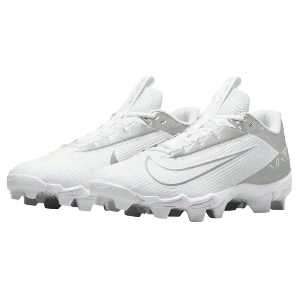 NIKE Mens Vapor Edge Shark 2 Football Cleats US 13 EU 47.5 White Silver NIB